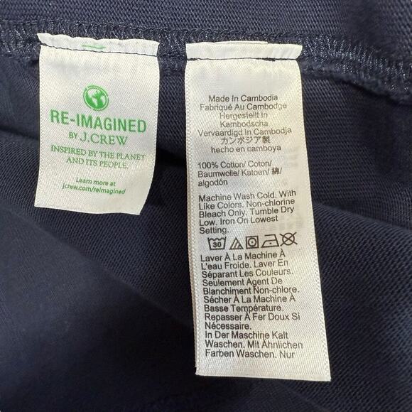 J.Crew Men’s Rugby Shirt M Solid Blue Half-Zip Pullover BJ309 Preppy Prep L/S - Picture 5 of 8